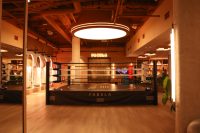 Ring de Boxeo del gimnasio Fabela Boxing Club en Madrid, proyecto de Mil Studios.