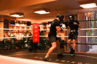 Diseño del espacio del ring de boxeo para el gimnasio Fabela Boxing Club por Mil Studios